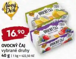 Trefa Ovocný čaj nabídka