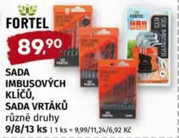 Trefa FORTEL Sada imbusových klíčů, sada vrtáků nabídka
