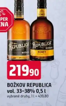 Trefa BOŽKOV Republica vol. 33-38% nabídka