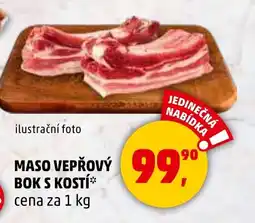 Penny Market Maso vepřový bok s kostí nabídka