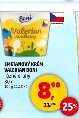 Penny Market BONI Smetanový krém valerian nabídka