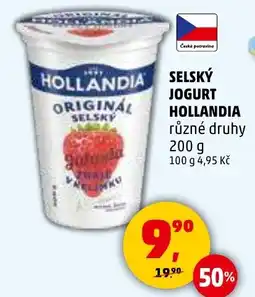 Penny Market HOLLANDIA Selský jogurt nabídka