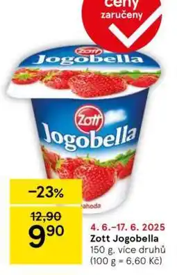 Tesco ZOTT JOGOBELLA nabídka