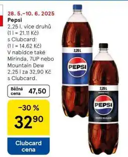 Tesco Pepsi nabídka