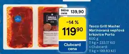 Tesco Grill Master Marinovaná vepřová krkovice Porto
