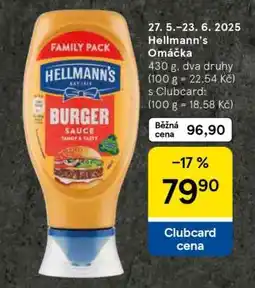 Tesco HELLMANN’S OMÁČKA nabídka