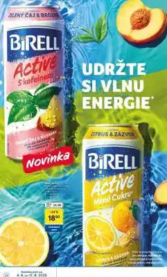 Tesco Birell Active s kofeinem nabídka
