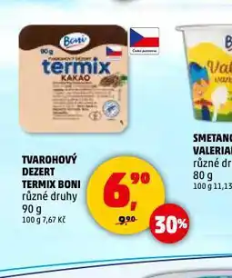 Penny Market Tvarohový dezert termix boni nabídka