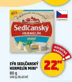 Penny Market Sedlčanský hermelín mini nabídka