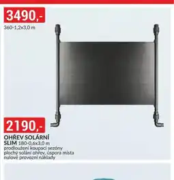 Baumax Ohřev solární slim 180 nabídka