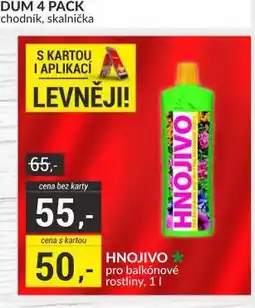 Baumax Hnojivo na balkonové rostliny nabídka