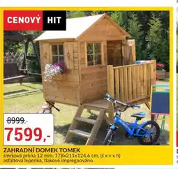 Baumax Zarhradní domek tomek nabídka
