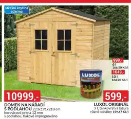 Baumax Domek na nářadí s podlahou nabídka