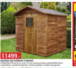 Baumax Domek na nářadí torino nabídka