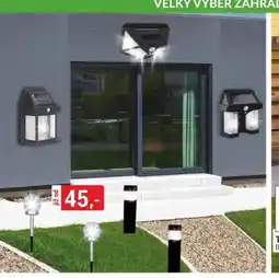 Baumax Zahradní osvětlení nabídka