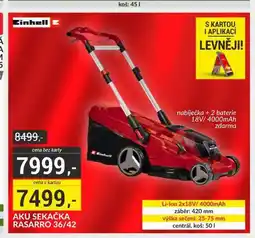 Baumax Aku sekačka nabídka