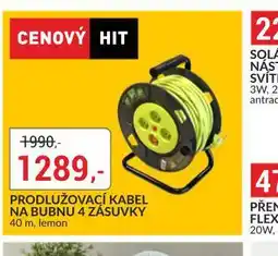 Baumax Prodlužovací kabel na bubnu nabídka