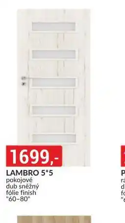 Baumax Dveře lambro 5*5 nabídka