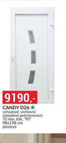 Baumax Vchodové dveře candy d26 nabídka