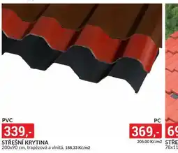 Baumax Pvc střešní kyrtina nabídka