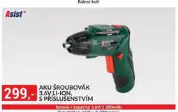 Baumax Asist aku šroubovák nabídka