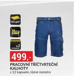 Baumax Pracovní 3/4 kalhoty nabídka