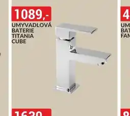 Baumax Umyvadlová baterie titania cube nabídka