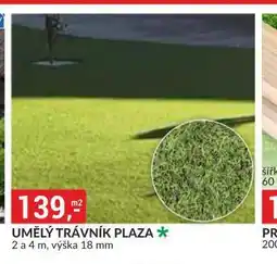Baumax Umělý trávník plaza nabídka