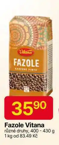 Hruška Vitana Fazole různé druhy, 400 - 430 g nabídka
