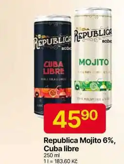 Hruška Republica Mojito 6%, 250 ml nabídka
