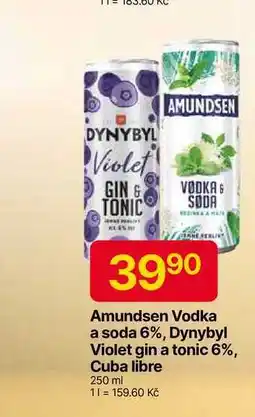 Hruška Amundsen Vodka a soda 6%, 250 ml nabídka