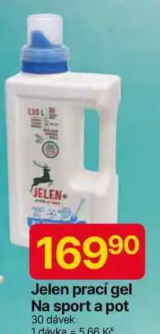 Hruška Jelen prací gel Na sport a pot 30 dávek nabídka
