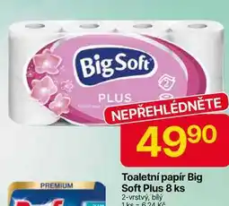 Hruška Big Soft toaletní papír 2-vrstvý 8rolí nabídka