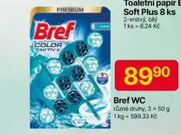 Hruška Bref color Aktiv WC blok 3 x 50g, vybrané druhy nabídka