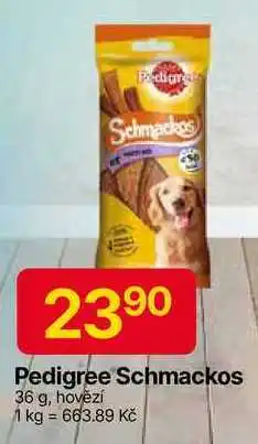 Hruška Pedigree Schmackos 36 g, hovězí nabídka