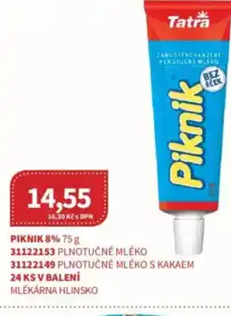 Kubík potraviny Tatrǎ Piknik 8% nabídka