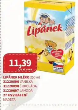 Kubík potraviny MADETA Lipánek mléko nabídka