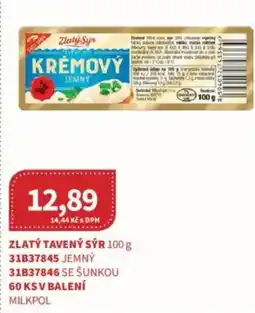 Kubík potraviny Zlatý tavený sýr nabídka