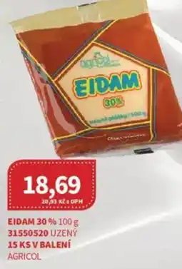 Kubík potraviny Agricol Eidam 30% nabídka
