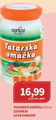 Kubík potraviny Agricol Tatarská omáčka nabídka