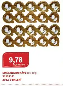 Kubík potraviny Smetana do kávy nabídka