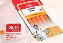 Kubík potraviny VAHALA Vídeňské párky nabídka