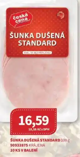 Kubík potraviny Šunka dušená standard nabídka