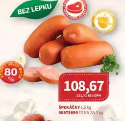 Kubík potraviny Špekáčky nabídka