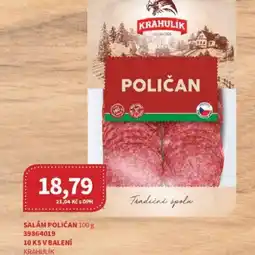 Kubík potraviny KRAHULIK Salám poličan nabídka