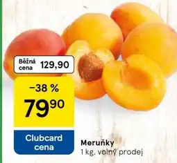 Tesco Meruňky nabídka
