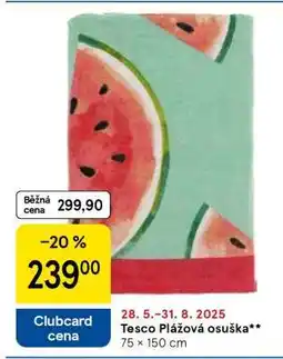 Tesco Tesco Plážová osuška nabídka