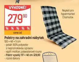 Globus Polstry na zahradní nábytek nabídka