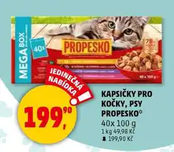 Penny Market KAPSIČKY PRO KOČKY, PSY PROPESKO nabídka