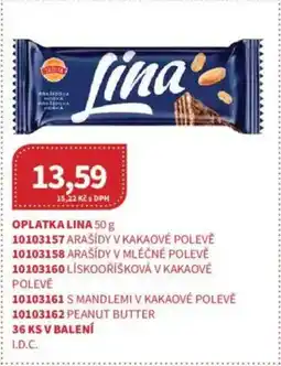 Kubík potraviny Sedita Oplatka lina nabídka